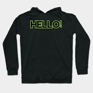 Embracing New Beginnings with a Friendly Greeting Hoodie